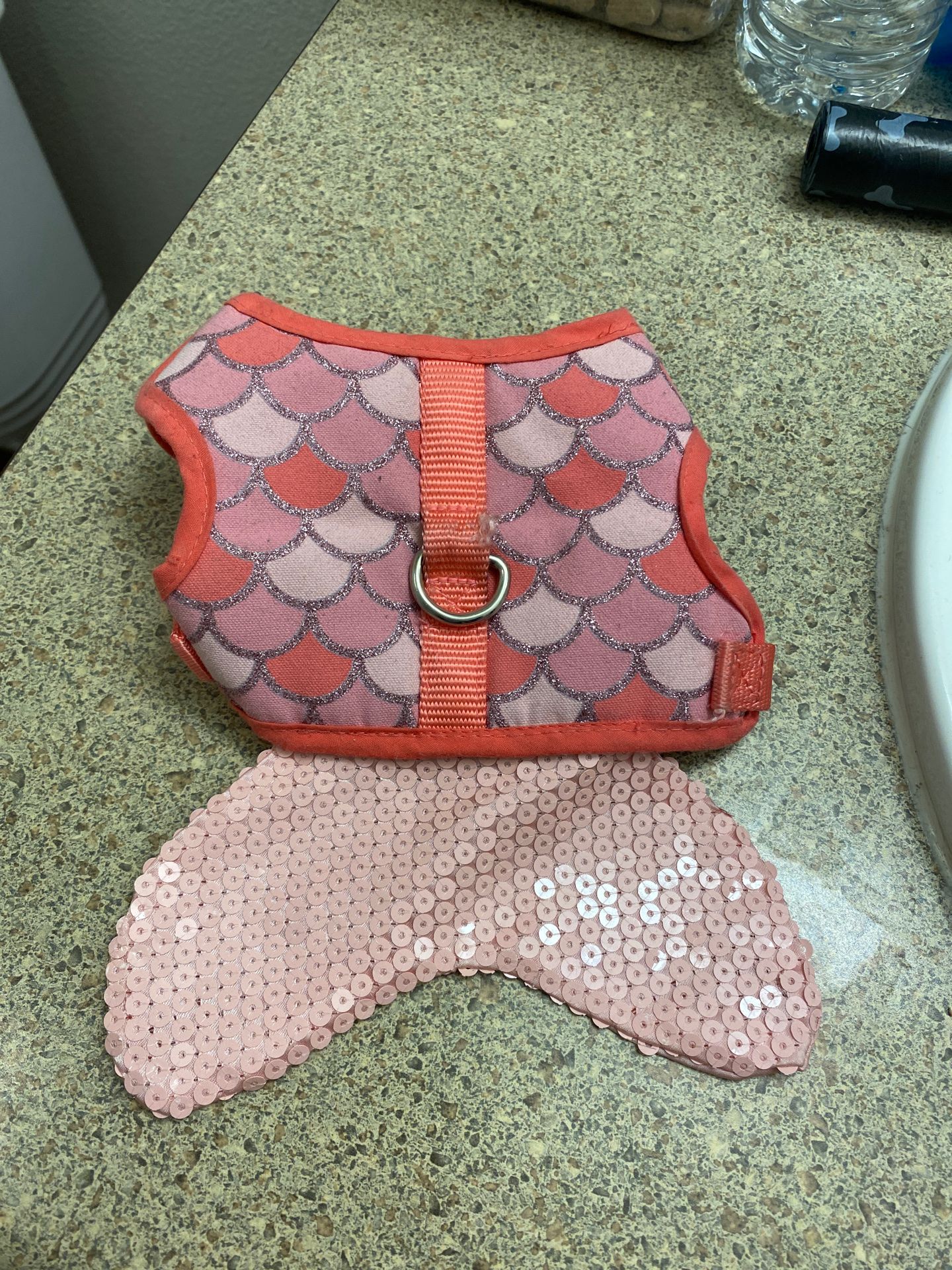 Mermaid puppy harness