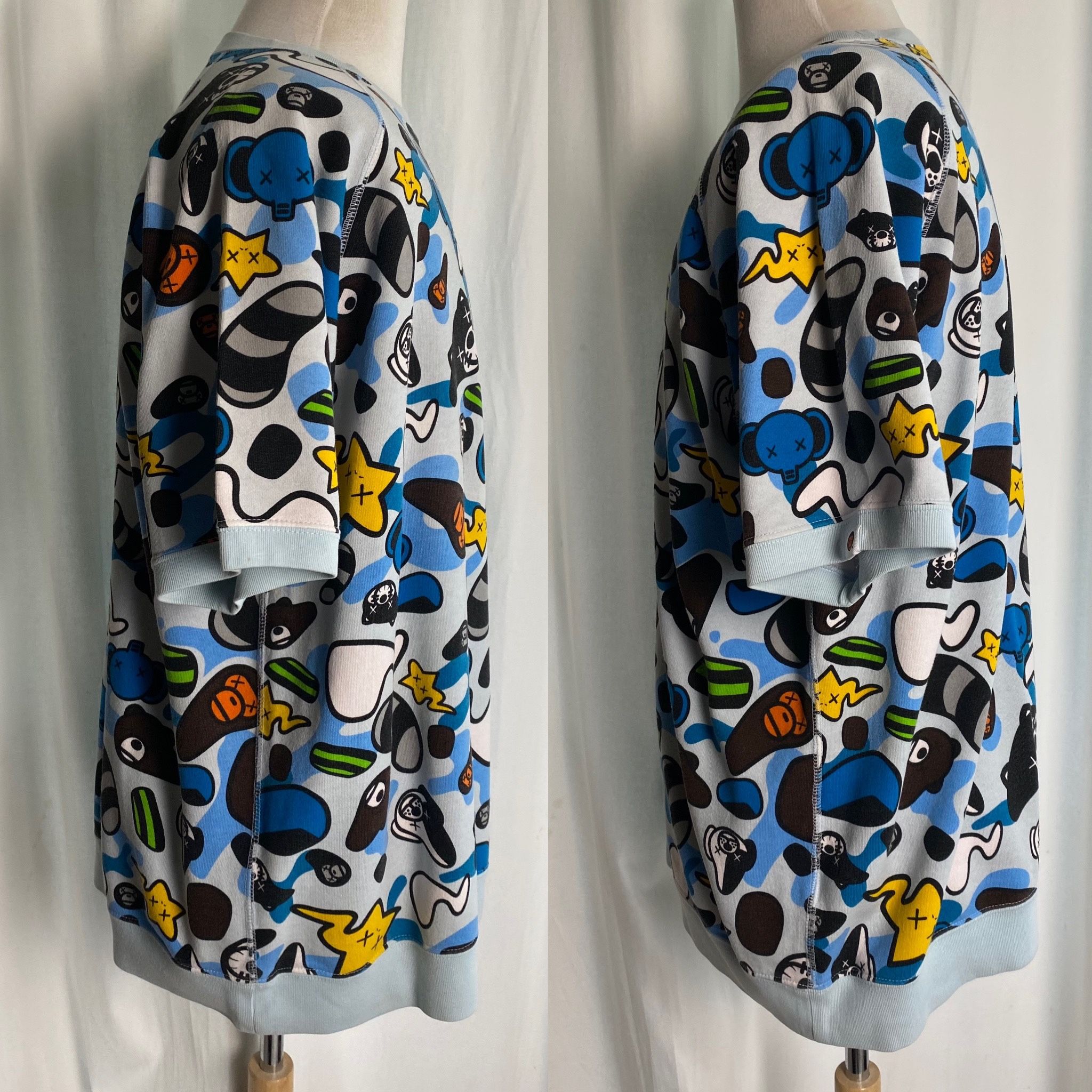 Vintage A Bathing Ape Bape Baby Milo x Kaws Men s XL Animal