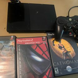 Ps2 Slim W Control And Games