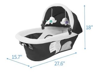 New Pamo Babe P005AM Bassinet Attachment with Canopy & Bars – Never Used