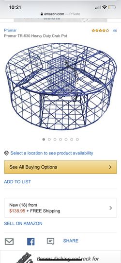 Promar TR-530 Heavy Duty Crab Pot