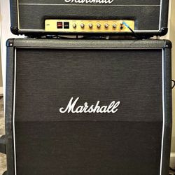 Vintage 1978 Marshall 100 Watt Half Stack Great Condition 