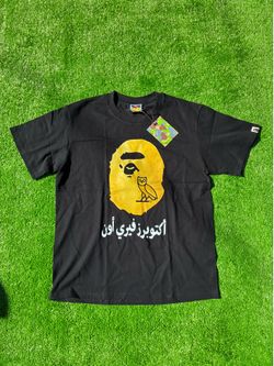 Ovo bape bape tee size medium 35$