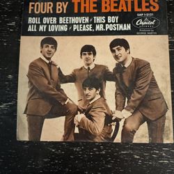 Beatles EP FOUR BY THE BEATLES Capitol EAP 1-2121 with Picture Sleeve