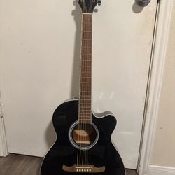 Fender FA-135CE BLK Concert Acoustic-Electric Guitar