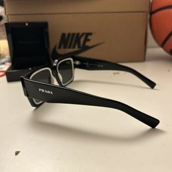 Prada Glasses Black/White SPRB17