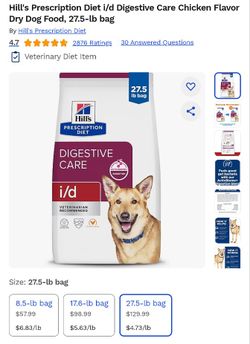 Science Diet Prescription i/d Dog Food Digestive Care