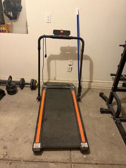 Compact Treadmill with Handlebar
