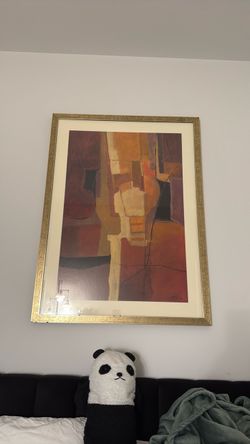 Wall art (gold frame)