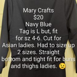 $20 Navy Blue Mary Crafts Dress