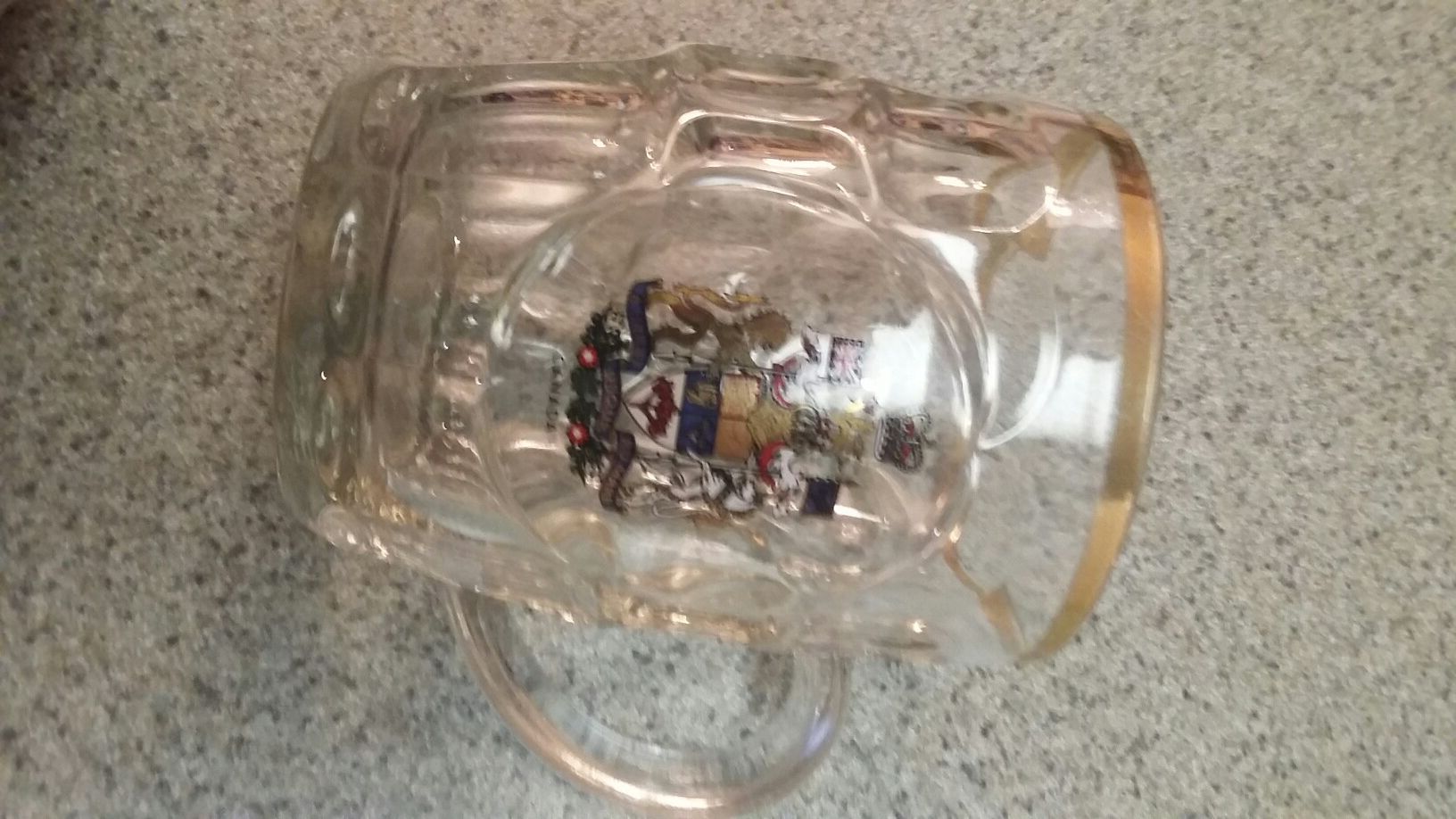 Canadian A Mari Usque Ad Mare Motto Gold Trimmed Mug