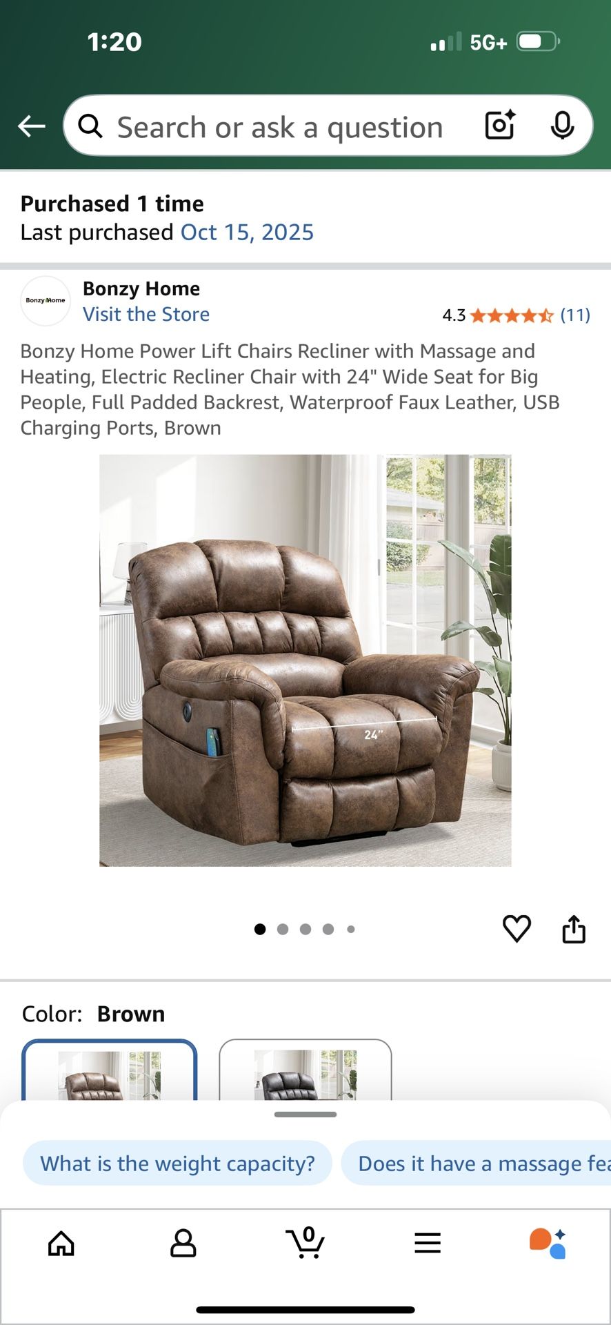 Brand New Recliner In Box