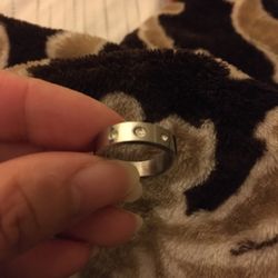 Stainless Steel Wedding Ring Size 7