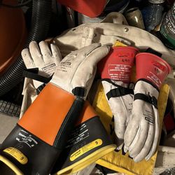 High Voltage /low Voltage Rubber Gloves 