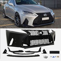 Fit for 2006-2012 Lexus IS250 Front Bumper Grille Kit Conversion To 2021+