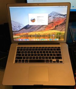 2011 15” MacBook Pro 2.2ghz i7 500gb high sierra OS X very good condition