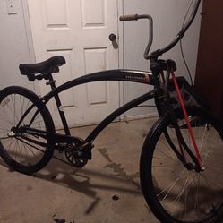 Skull bones men beach cruiser