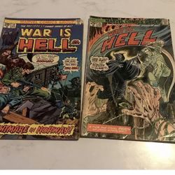 🔥RARE🔥 WAR IS HELL -VOL. 1 #14,15 ( 1975, Marvel) 25cCopy!  Hot Collectible