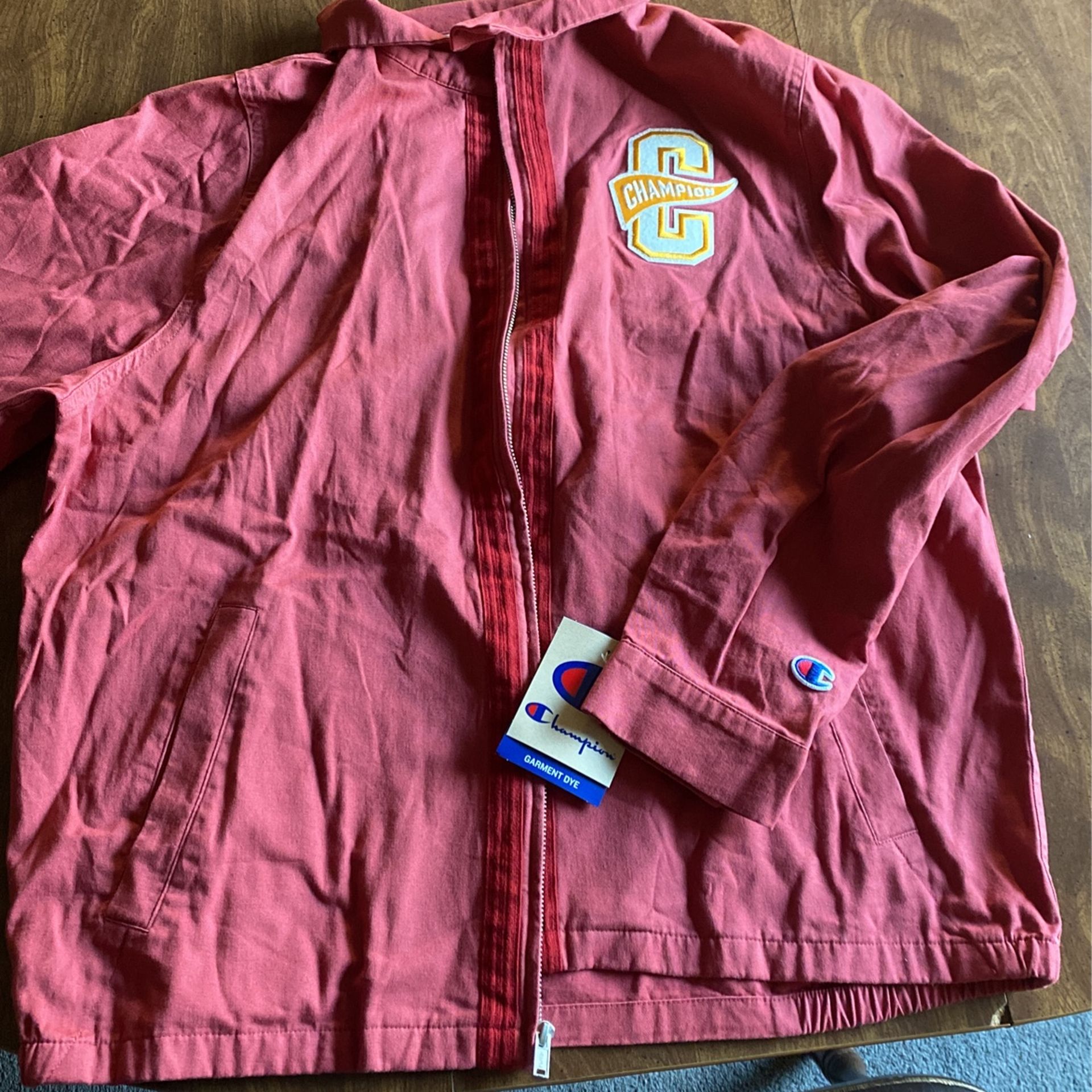 Stitched Champion Zip Up