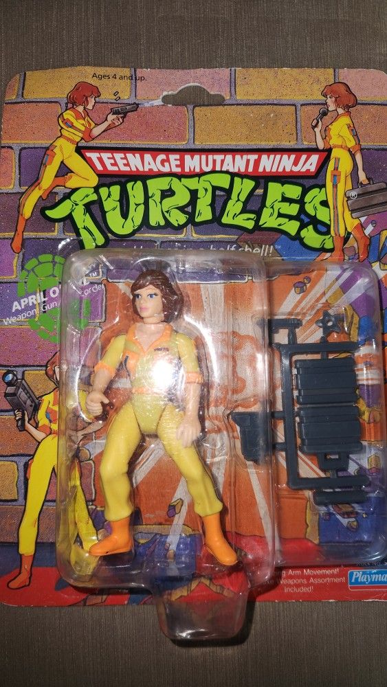 1990 Playmates Teenage Mutant Ninja Turtles April Oneal 