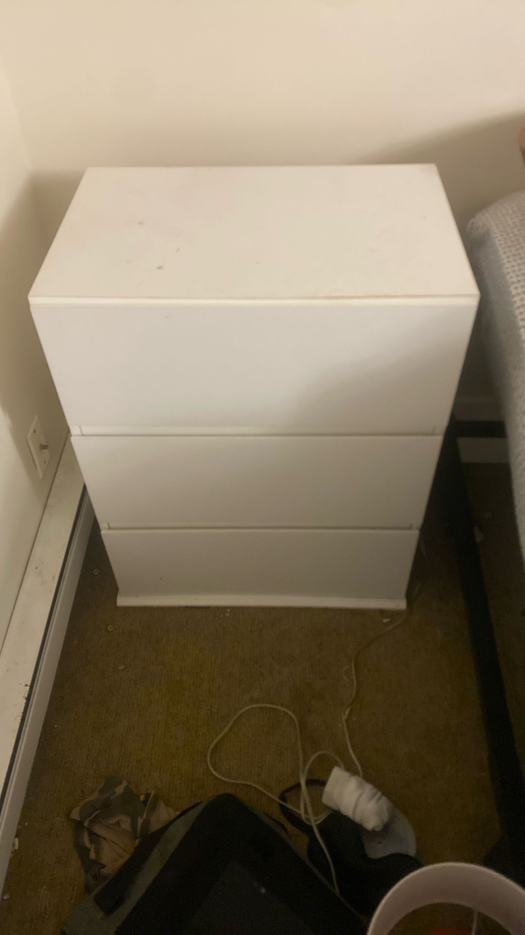 White 3Ft Dresser