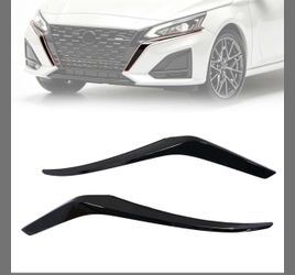 Magimaker Front Grille Trim Molding Black Set Compatible With Nissan Altima 2023 2024 2025 Replace 620759HF0A 620749HF0A Front Bumper Grille Trim Driv