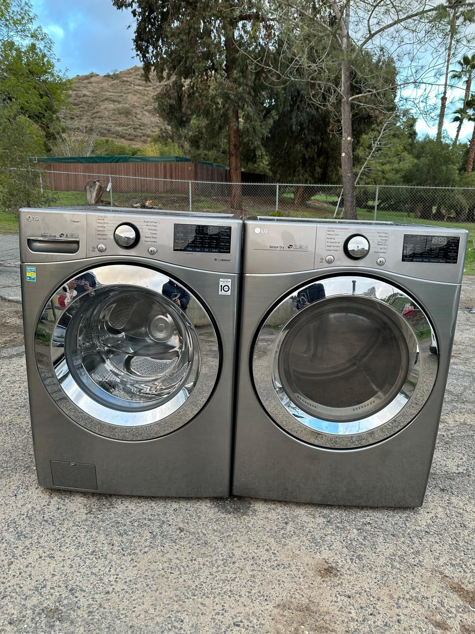 LG Washer And Electric Dryer