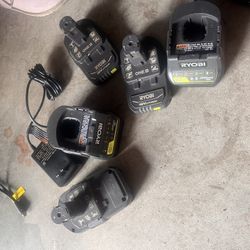 Batteries Ryobi and Craftsman Set
