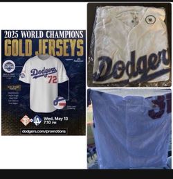 LA Dodgers Gold Jersey SGA Giveaway 5/13/2026, MEDIUM, #31 Glasnow