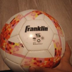 Franklin Size 5 Soccer Ball 10$
