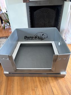 Whelping box and puppy supplies