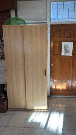 Wooden closet