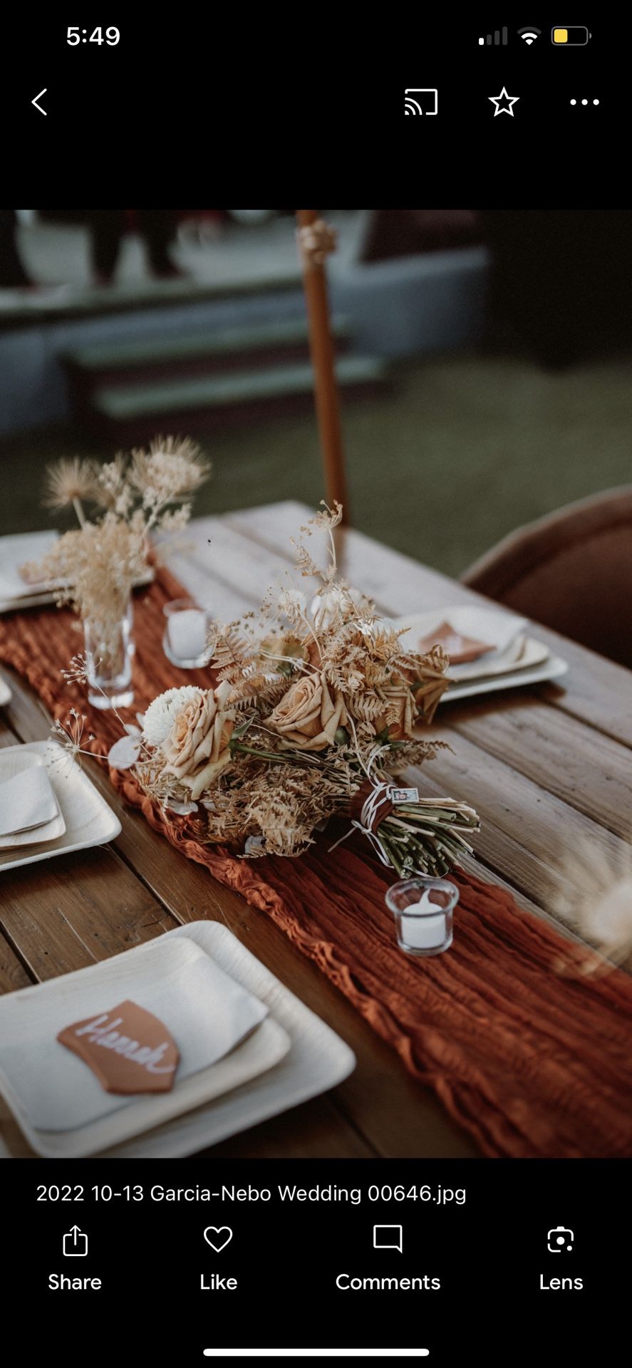 9 Terracotta Table Runners