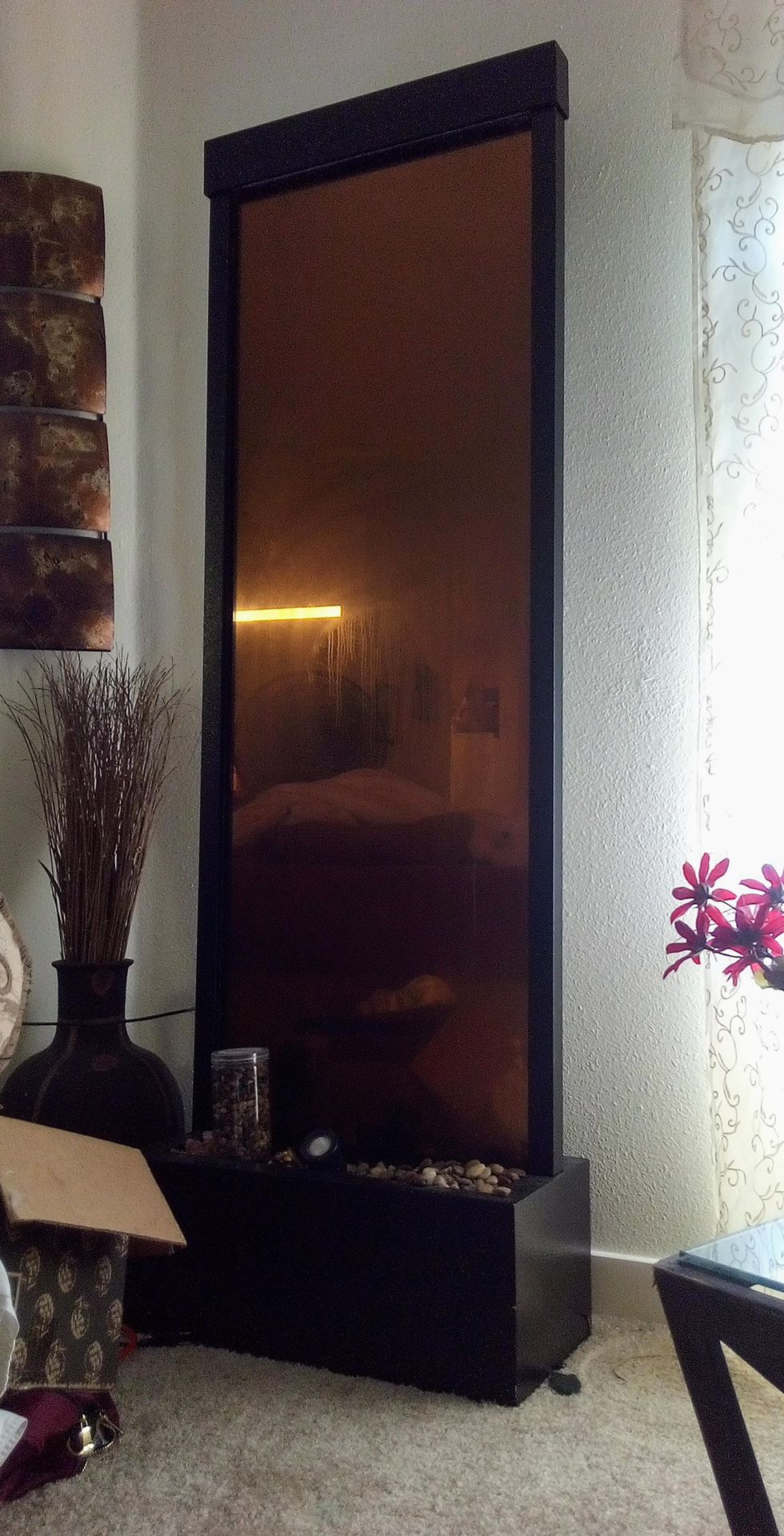 72 in. Tall Indoor/Outdoor Mirror Zen Waterfall