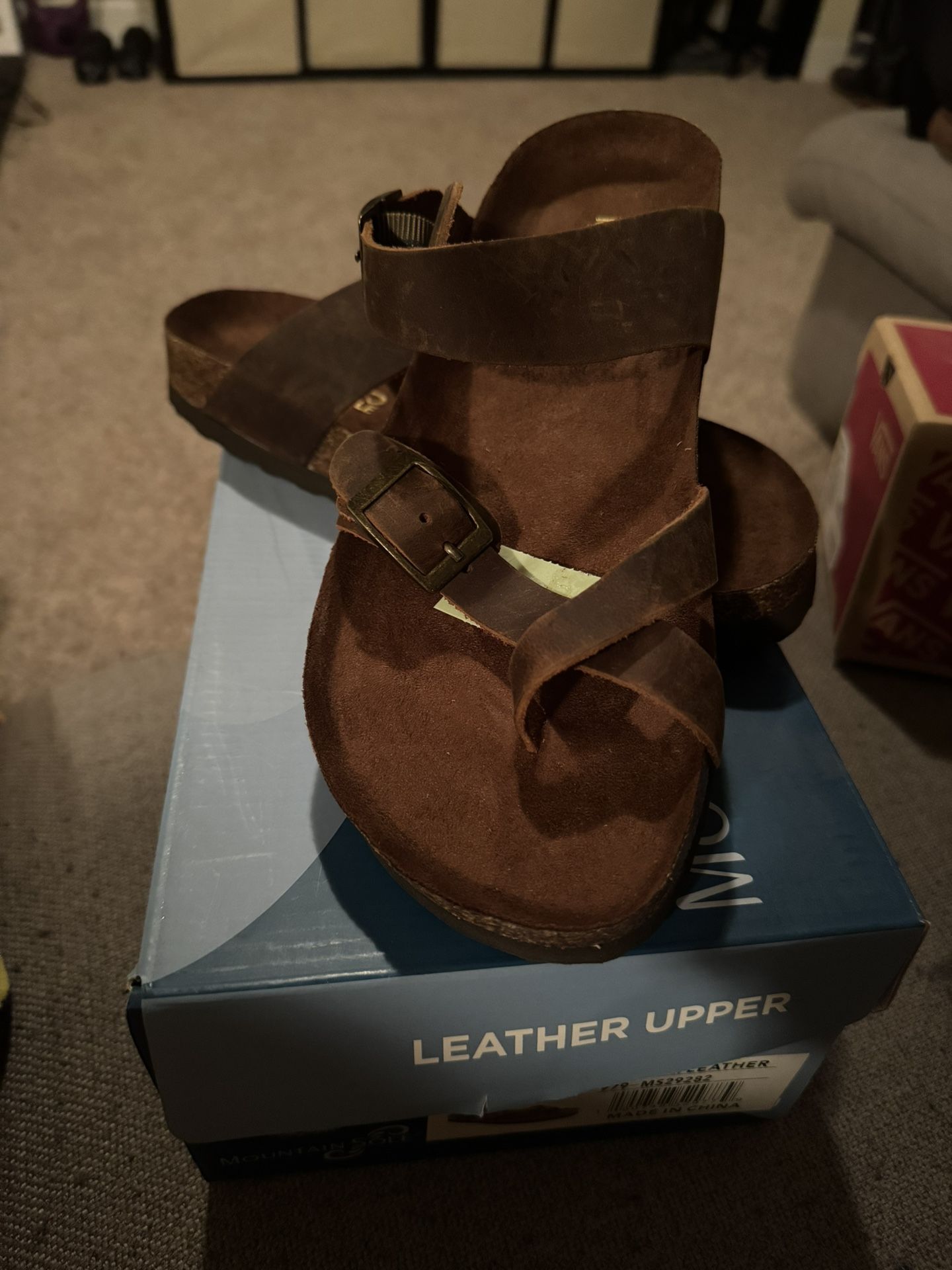 Brown/leather Sandals