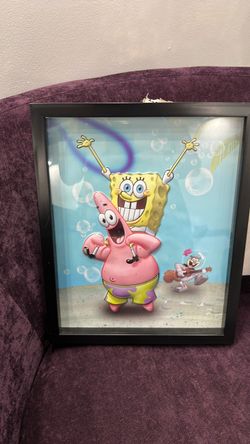 SpongeBob SquarePants Framed 3D Wall Art