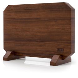 Magnetic Knife Block, Thickened Acacia Wood Kitchen Knife Holder Stand with Strong Magnets, Multifunctional Double Side Knife Storage Organizer for Ki