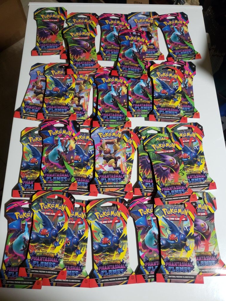 Pokemon TCG Mega Evolution: Phantasmal Flames Booster Pack