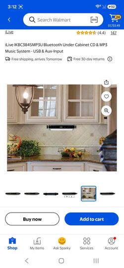 Bluetooth radio under the counter