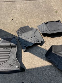 Dodge Ram 2024 all weather tech black mats