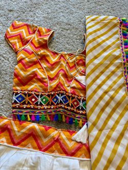 Indian Ethnic Lehenga Choli Set with Dupatta