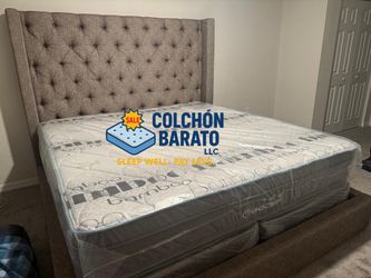 NEW MATTRESS KING SIZE PILLOW TOP WITH BOX SPRING
