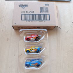 Disney Cars XRS Pack Of 3 New
