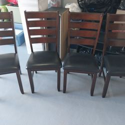 Wooden Chairs Set 