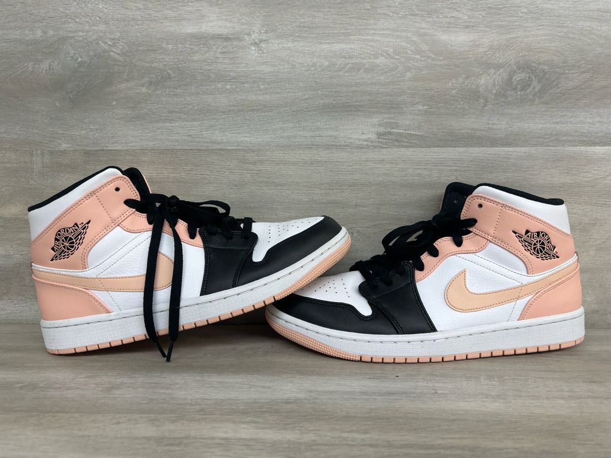Nike Air Jordan 1 Mid “Crimson Tint” White/Black/Arctic Orange 554724-133 (PO1022046)