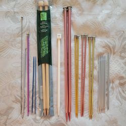 23 Knitting Needles And 1 Crochet hook