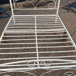 Free Full Size Out Door Bed Frame And Mattress 
