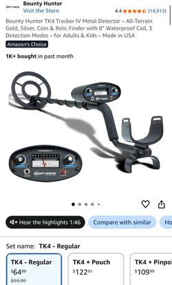 Bounty Hunter Tracker IV Metal Detector