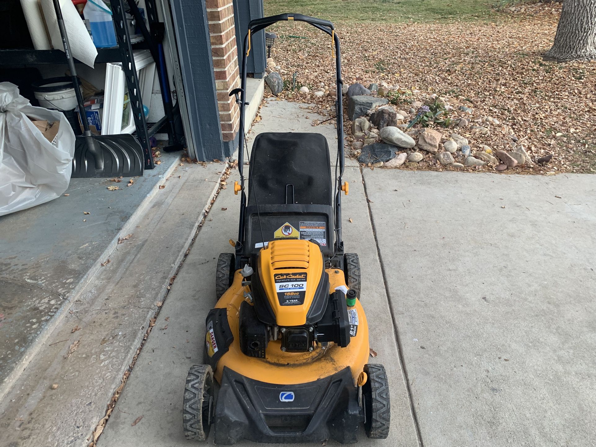 Cub Cadet Sc 100 Walk Behind 159cc 