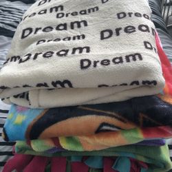 5 blankets, all for $20